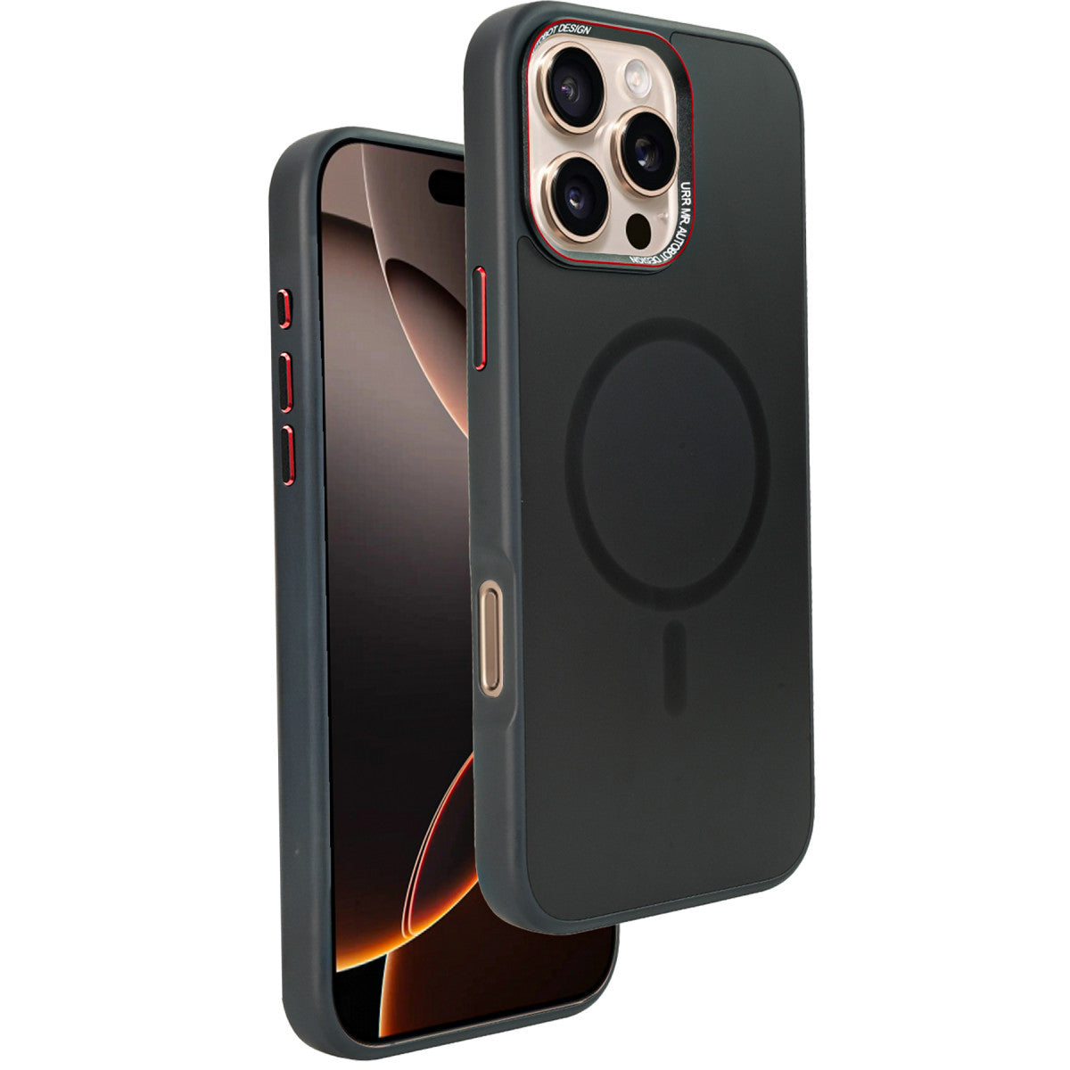 URR Apple iPhone 16 Pro Max Matte Pure Glass Magsafe Kapak